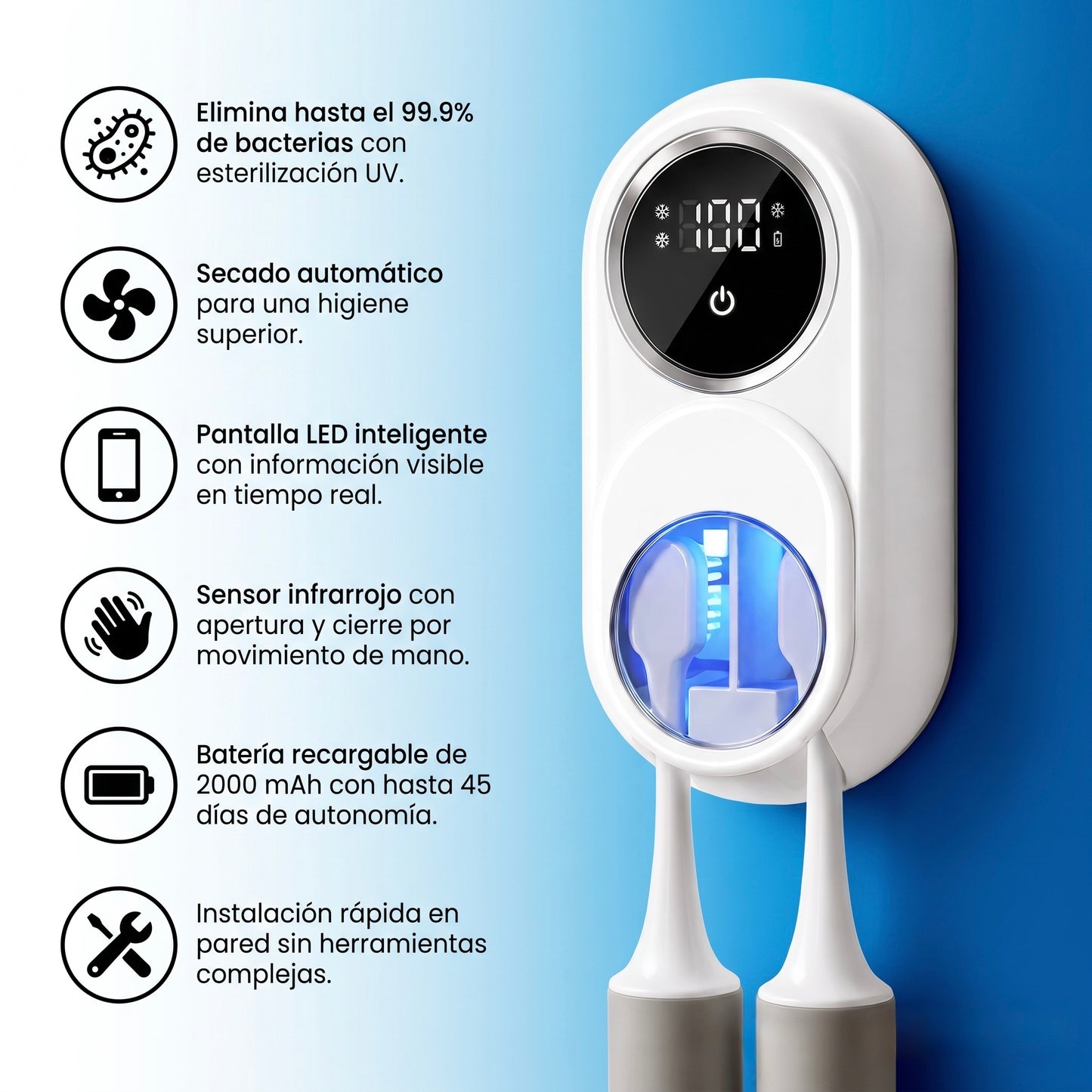 Esterilizador de Cepillos Smart UV