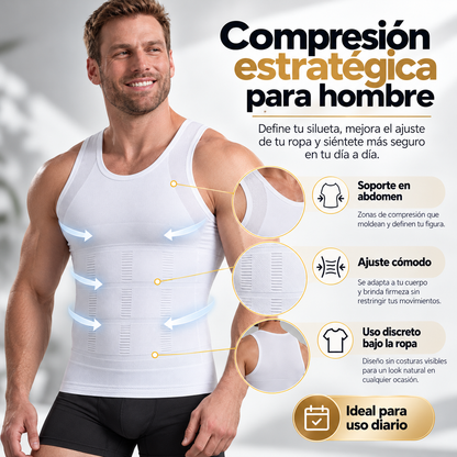 SlimCore™ Pro – Camiseta Moldeadora de Abdomen