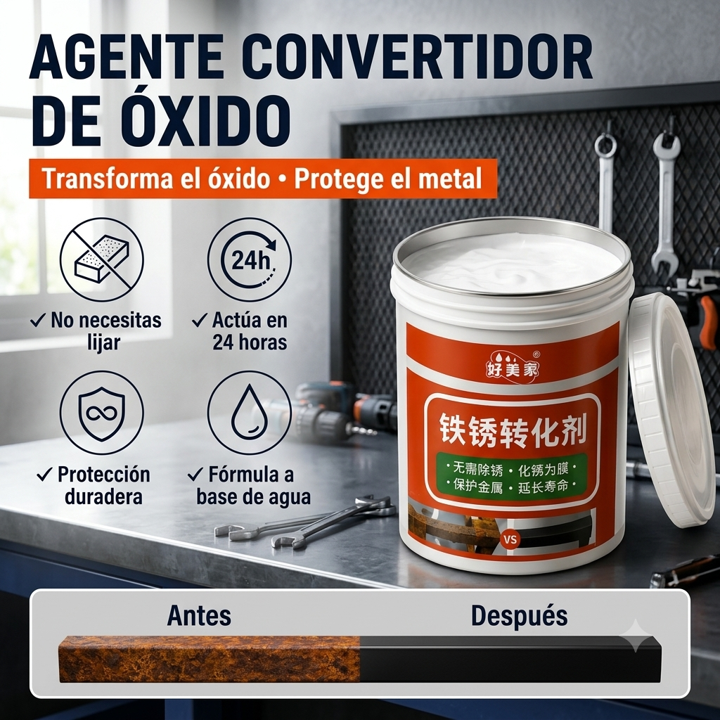 Detén el Óxido Hoy sin Esfuerzo Físico (Envase 1KG)